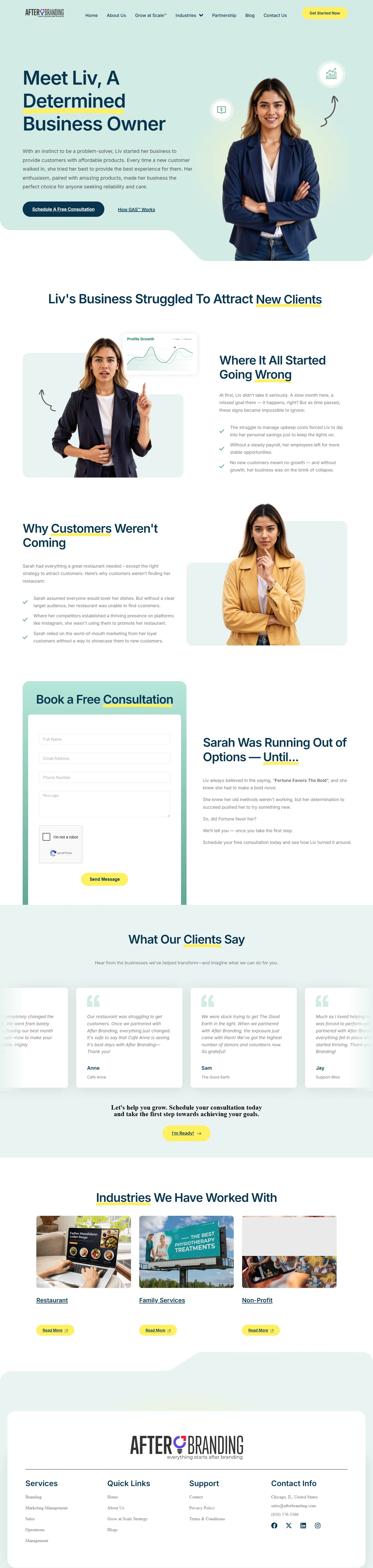 After Branding Agency Site