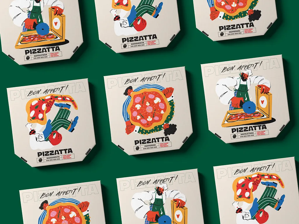 Creative Product Packaging Layout